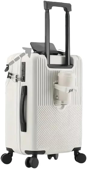 Skanto | Hard Shell Håndbagasje med Koppbeholder, USB-port og TSA-lås