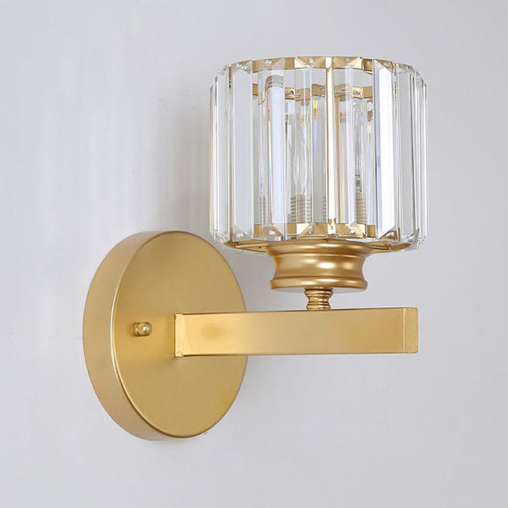 Skanto | Krystallglass Vegglampe med Moderne Arm Design