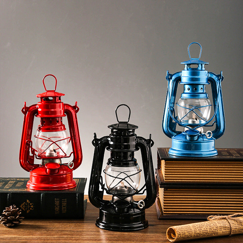 Nostalgisk Camping Side Utendørs Kerosene Lanterne Lampe | Skanto