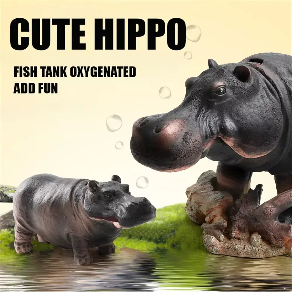 Mini Hippo Dekorativ Fiskebowl LuftboSkantoer | Skanto