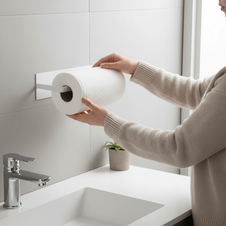 Skanto | Moderne Papirhåndkleholder, Holdbart Jern, Veggmonterbar