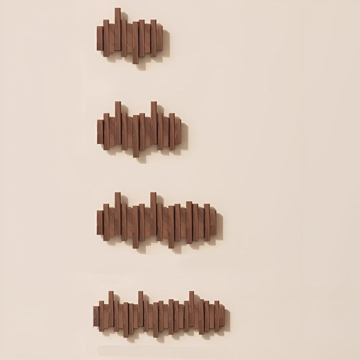 Stilig garderobe i tre – FlexiSkanto magnetiske kroker for bedre organisering | Ideell for soverommet