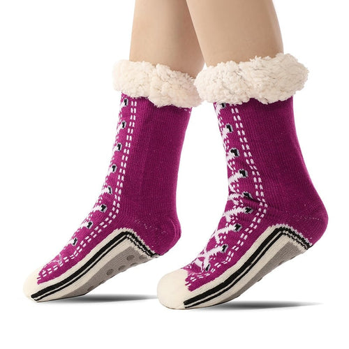 Skanto | Ultra-tykke Cashmere Slipper Hjem Sokker