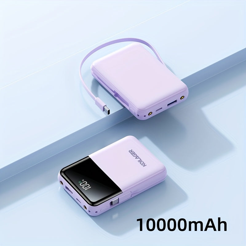 Powerbank 10000mAh Mini med Display | Skanto