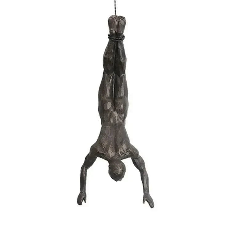 Skanto | Klatrende Mann Vegg Skulptur Sett – Moderne Harpiks Kunst