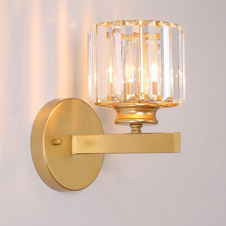 Skanto | Krystallglass Vegglampe med Moderne Arm Design