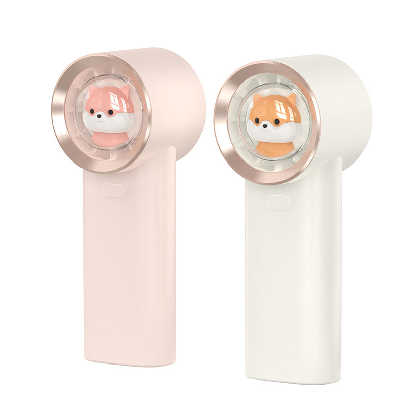 Nydelig Ekorn Mini Pocket Vifte USB Oppladbar Håndholdt Vifte | Skanto