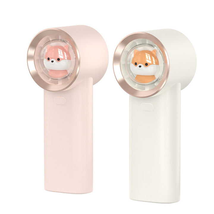 Nydelig Ekorn Mini Pocket Vifte USB Oppladbar Håndholdt Vifte | Skanto