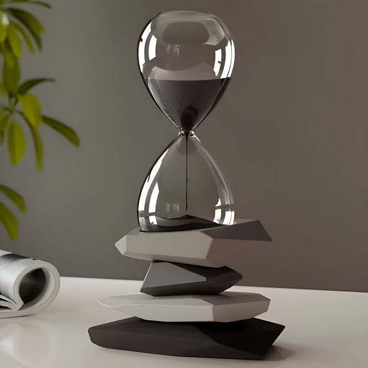 Minimalist Timeglass – Tidøs & Dekorativ | Perfekt for Stue og Kontor | Skanto