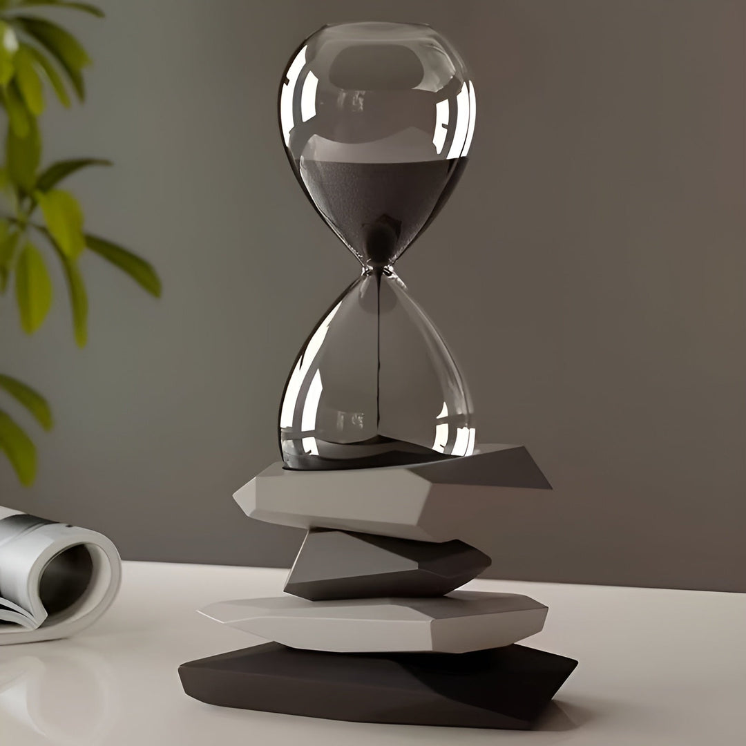 Minimalistisk timeglass – tidløst og dekorativt | Perfekt for stue og kontor