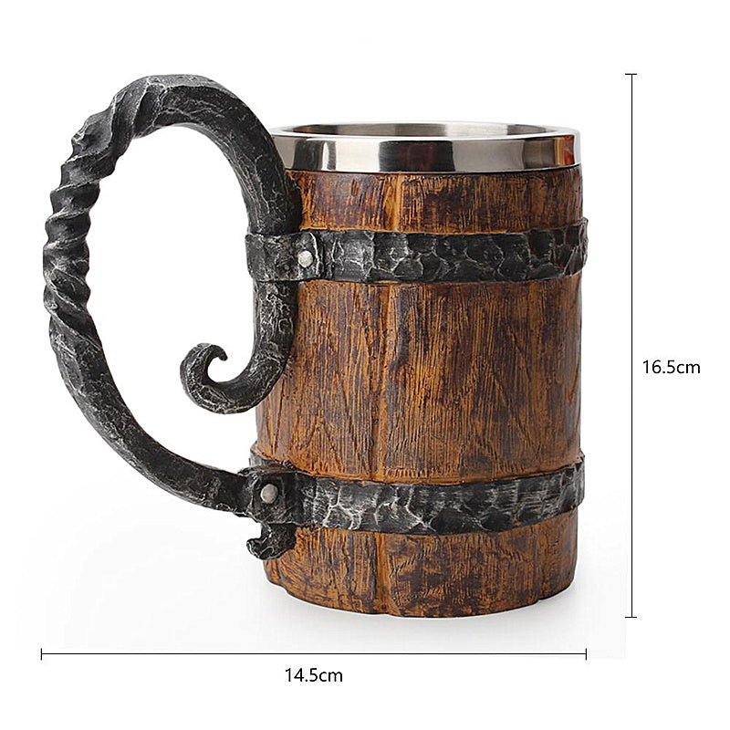 Skanto | Viking Fatølskrus (Størrelse: 550ml)