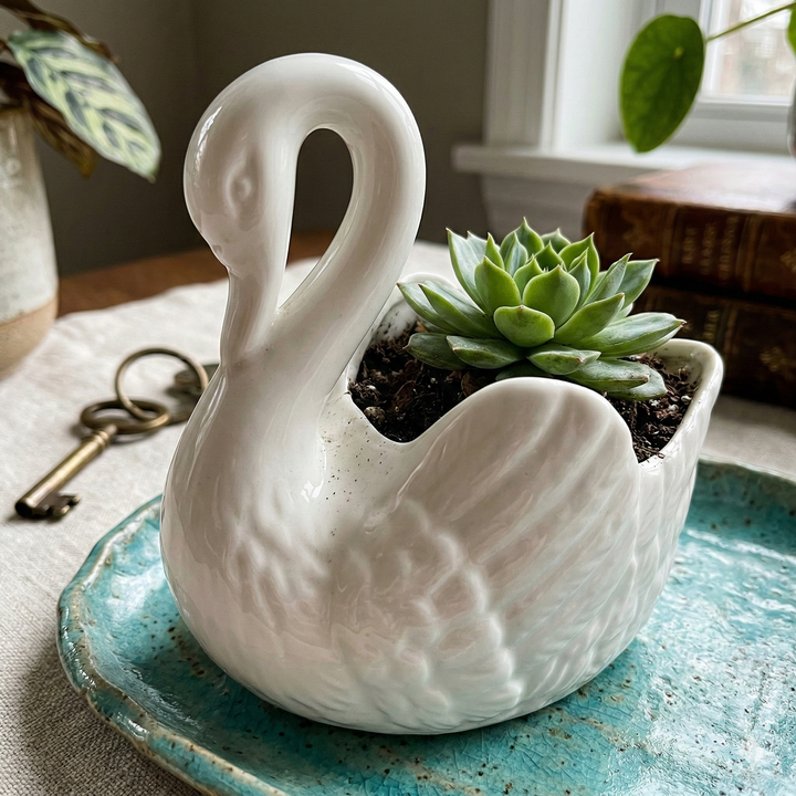 Swan Minimal Keramisk Potte | Skanto