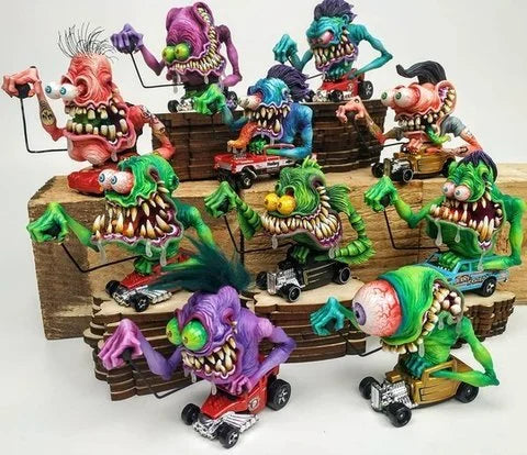Skanto | Rat Fink Samlemodell Leketøy Halloween Dekorasjon
