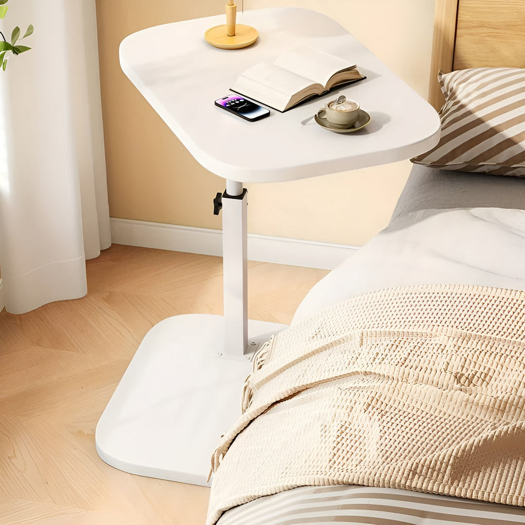 Justerbart Sidebord – Praktisk og Plassbesparende | Perfekt for Sofa og Seng | Skanto