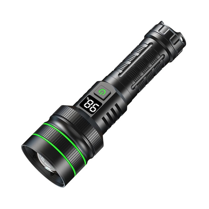 Skanto | Zoombar LED lommelykt – 3KM rekkevidde, ultra lys og holdbar