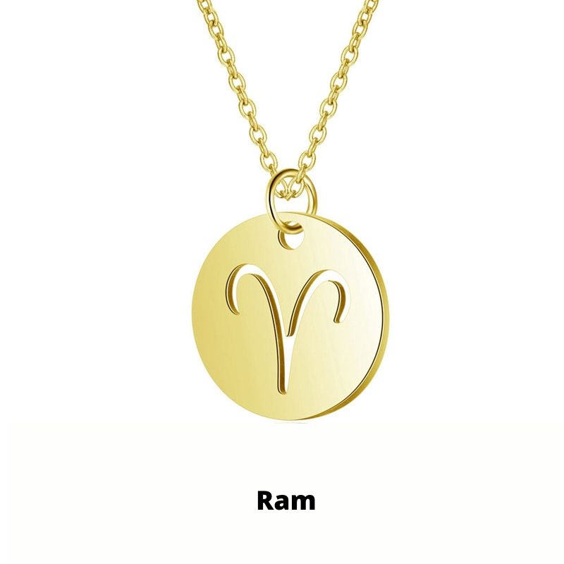 Zodiac Necklace | Bærekraftig rustfritt stål, forblir strålende! Skanto