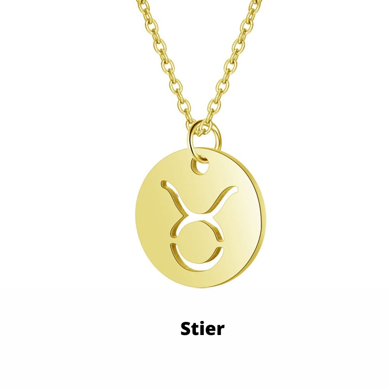 Zodiac Necklace | Bærekraftig rustfritt stål, forblir strålende! Skanto