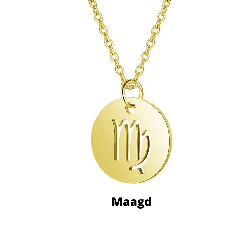 Zodiac Necklace | Bærekraftig rustfritt stål, forblir strålende! Skanto