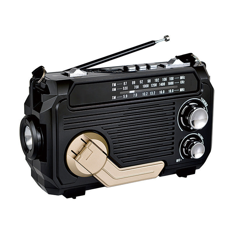 Solenergidrevet radio for camping | Skanto