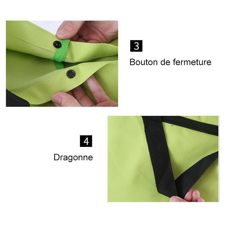 Foldbar Handlebag med Hjul | Skanto