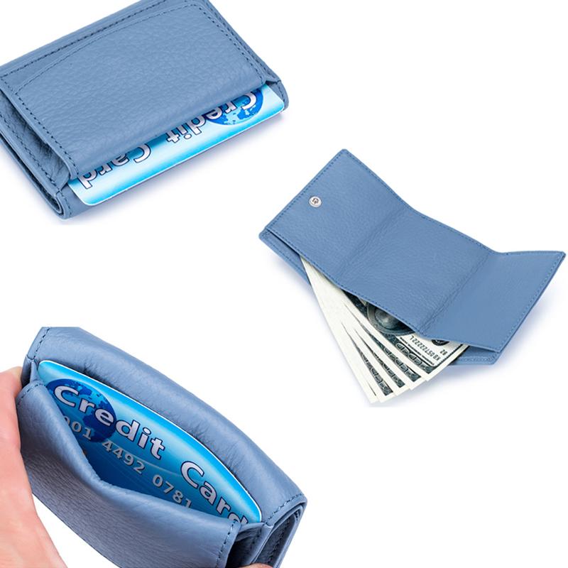 RFID-lommebok laget av mykt skinn