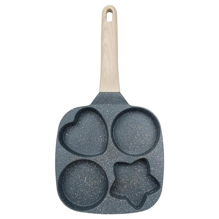 Skanto | 4-kopp Multifunksjonell Non-Stick Egg Stekepanne – Stjerneformet Design
