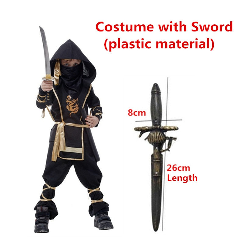 Skanto | Guttenes Ninja Halloween Kostyme Sett