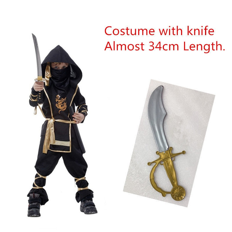 Skanto | Guttenes Ninja Halloween Kostyme Sett