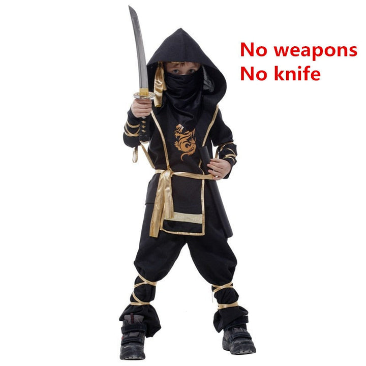 Skanto | Guttenes Ninja Halloween Kostyme Sett