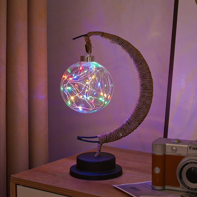 MoonGlow Lampe - Stilig Smijern LED Bordlampe Skanto
