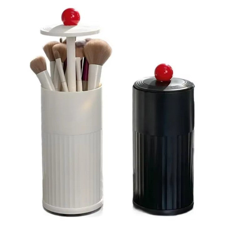 Skanto | Automatisk Pop-Up Sylinderisk Makeup Børste Organizer