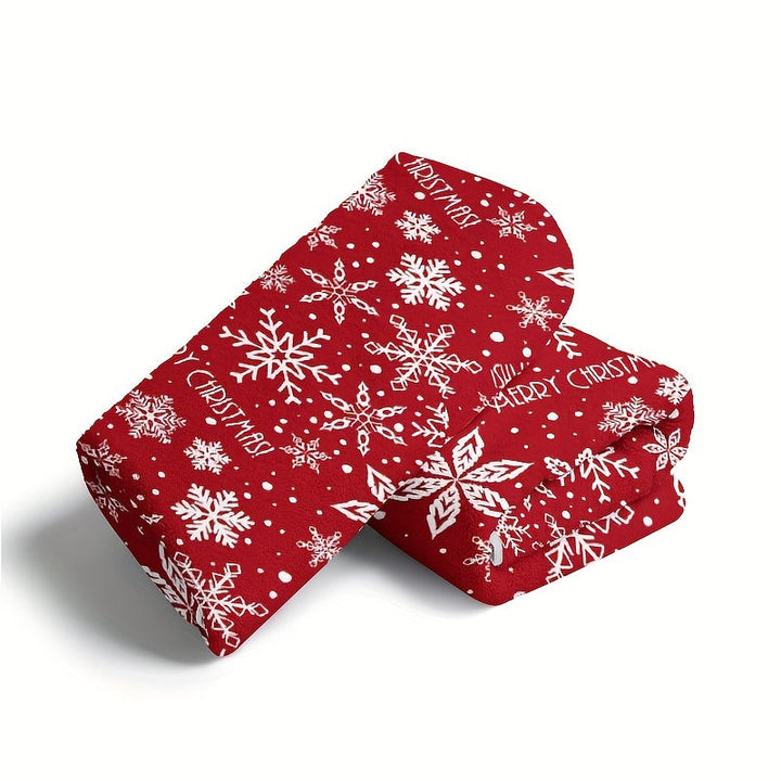 FestiveSnuggle - Luksus Jule Fleece Teppe for Høytiden Skanto