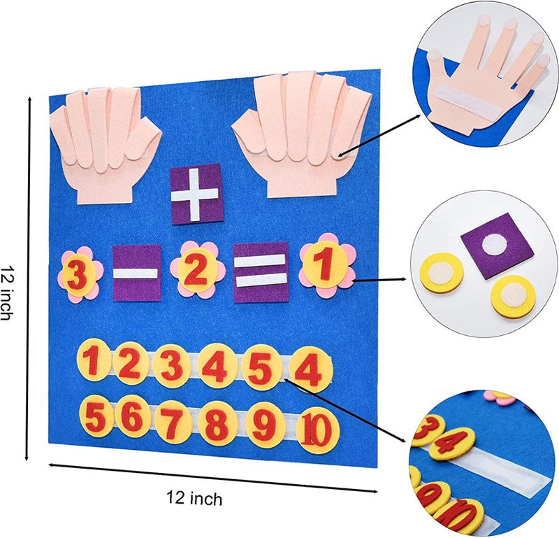 Skanto | Felt Finger Nummer Telle Leke