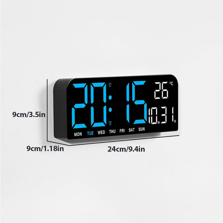 LED Digital Vekkerklokke | Skanto