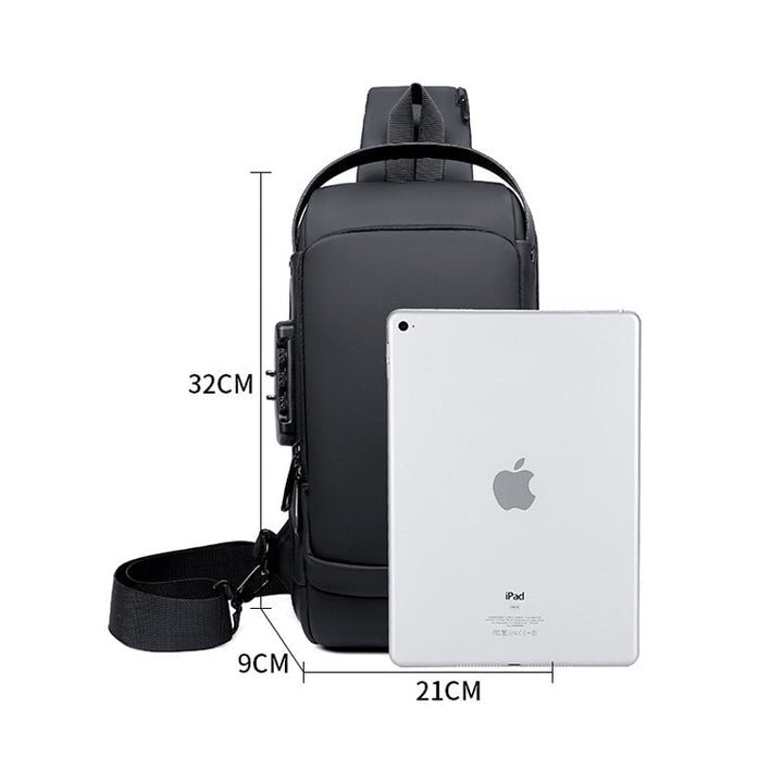Skanto | USB-ladeport Sling Anti-Tyveri Crossbody Bag