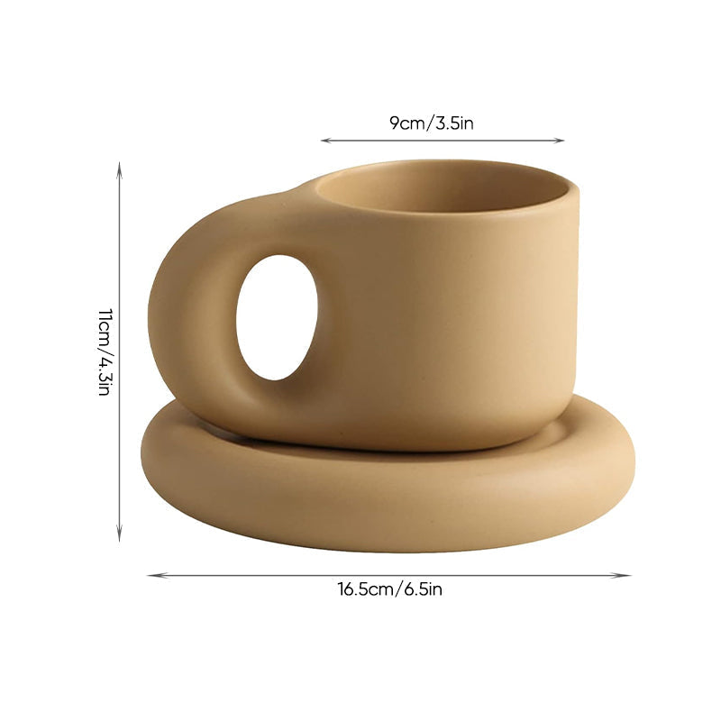 Nordic Minimalist Søt Fet Kopp | Skanto