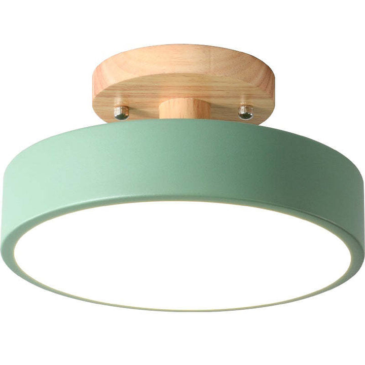 Moderne LED taklampe laget av tre – Quinn taklampe for stue, gang, soverom og spisestue | Skanto