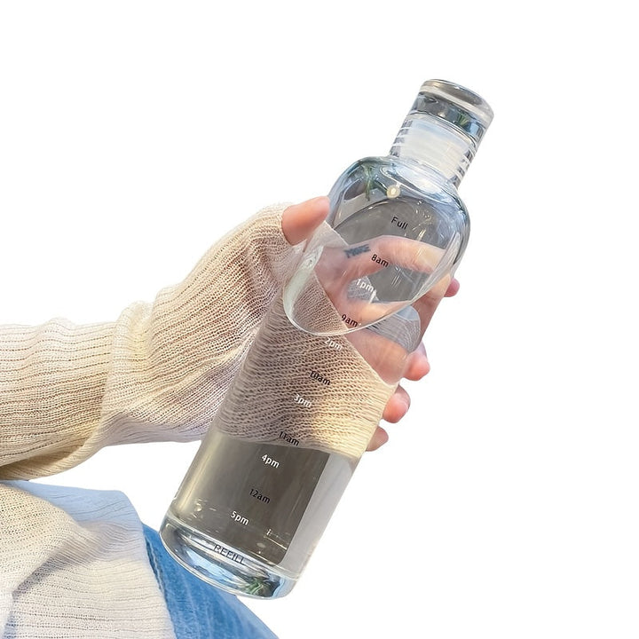 Vannflaske med tidsmarkeringer 500/700 ml | Skanto