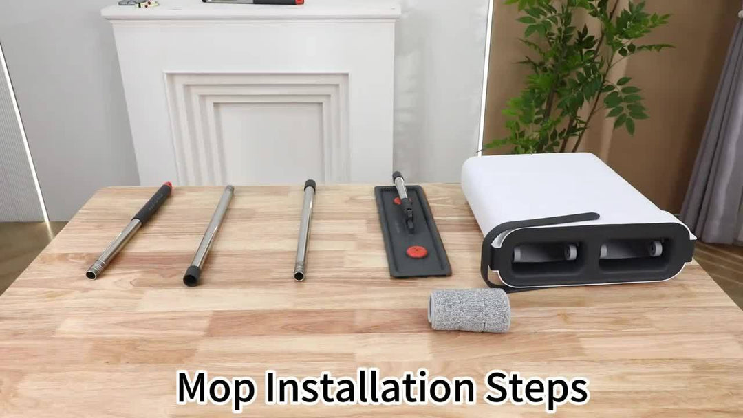 Flat moppesett med bøtte & vridningssystem | Skanto