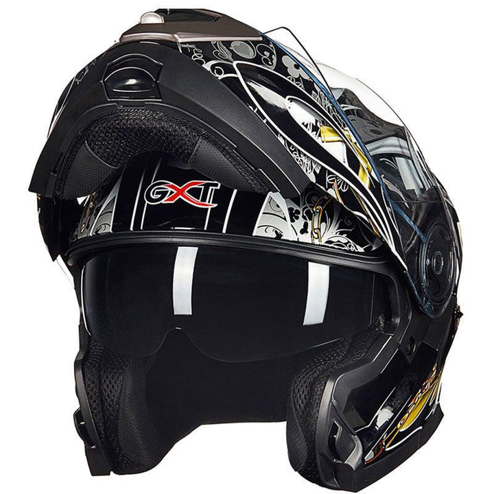 Full-Face Motorsykkelhjelm med Avansert Ventilasjon Skanto