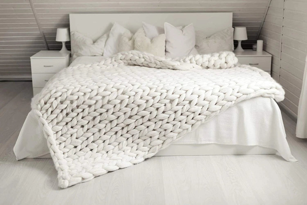 Skanto | Chunky Strikket Teppet