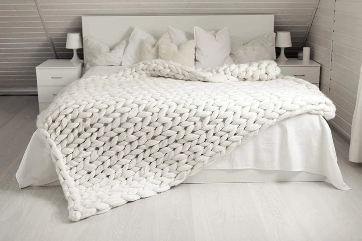 Skanto | Chunky Strikket Teppet
