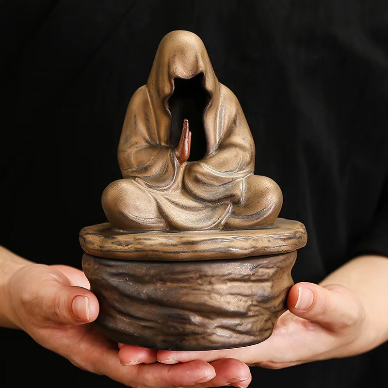 Skanto | Silent Monk Backflow Keramisk Røkelsesbrenner