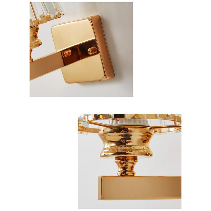 Skanto | Krystallglass Vegglampe med Moderne Arm Design