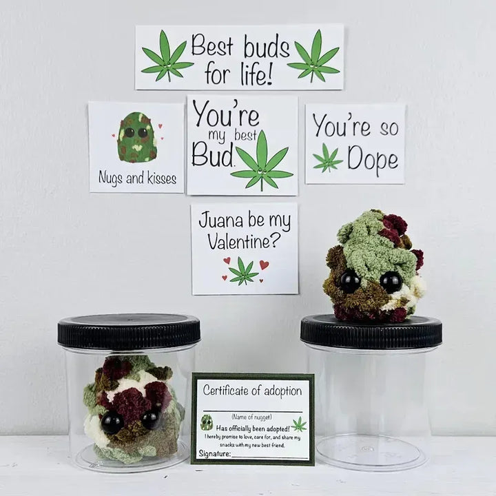 Skanto | Adopter en Weed Nugget Plüsj leketøy