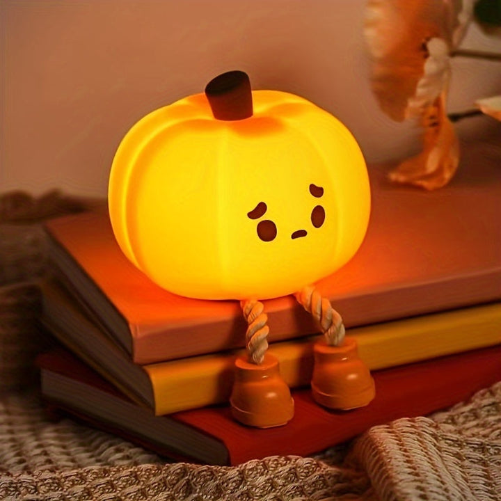 Skanto | LED nattlys i form av et gresskar, USB oppladbart