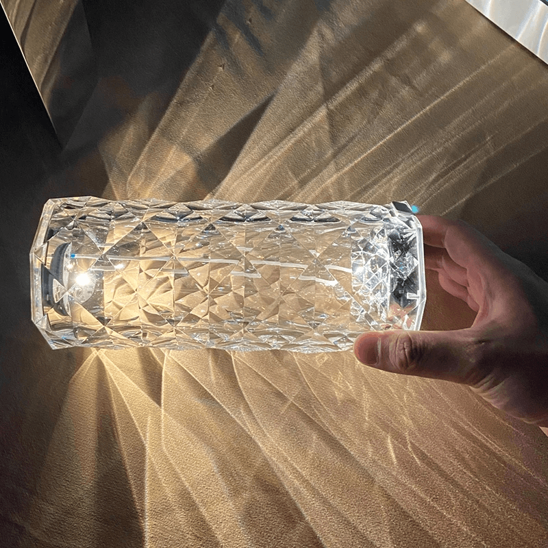 Skanto | Rose Rays Krystall Diamant Bordlampe