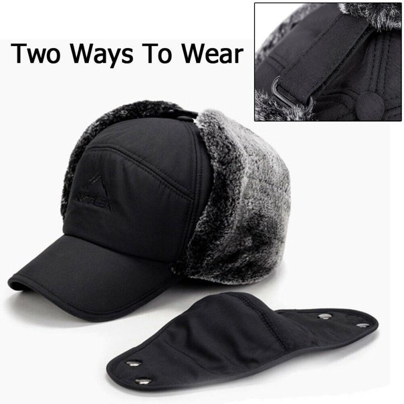 Skanto | Unisex vindproof & varm & ørebeskyttelse & ansiktsbeskyttelse hatt