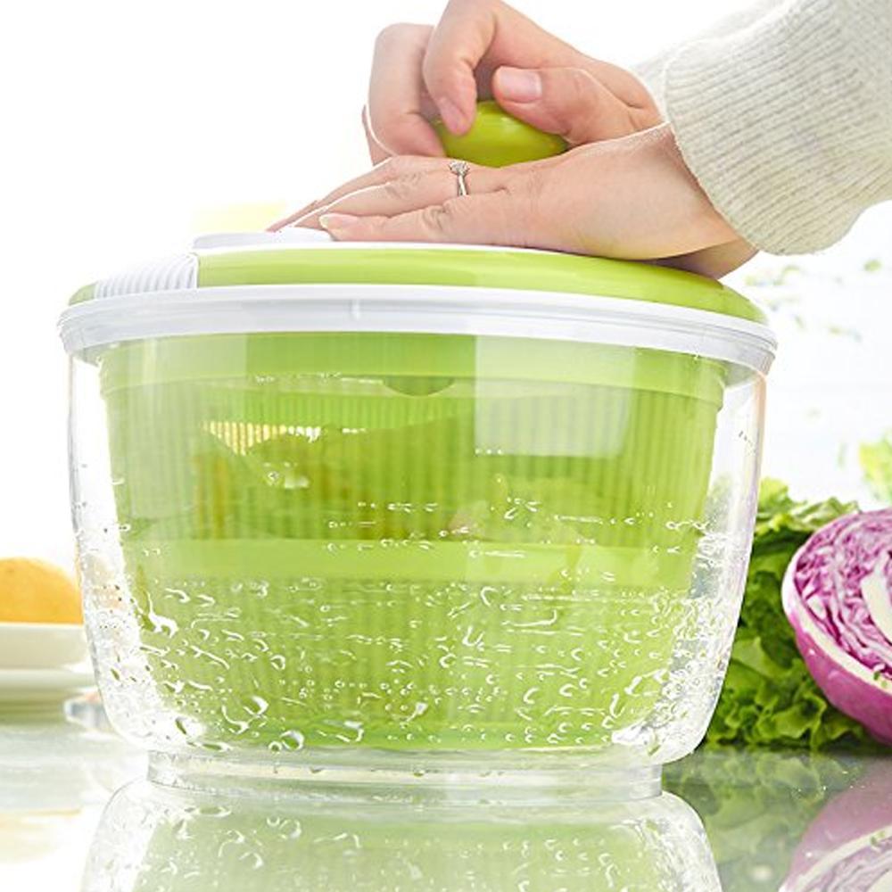 Husholdningssalat dehydrator Manuell grønnsaksvaskemaskin | Skanto