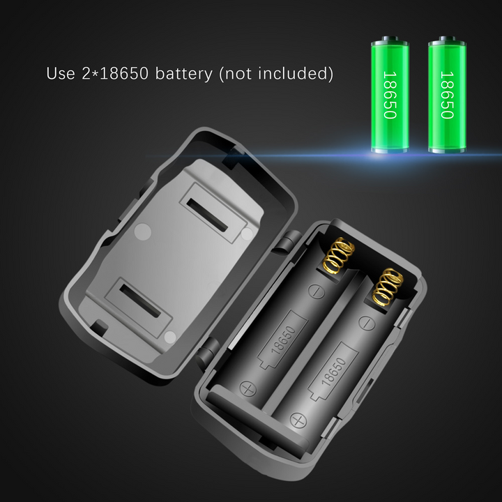 Skanto | Oppladbar LED Hodelykt med Hvitt, Rødt og Grønt Lys – Kraftig Hodelykt med USB og Batteri